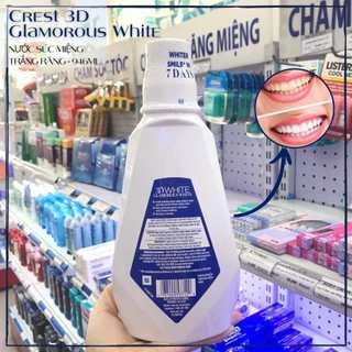 Nước súc miệng Crest 3D White Glamorous White