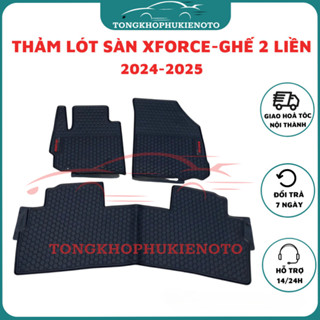  LÓT SÀN ô tô xe Mitsu Xforce 2024 2025 chất liệu cao su đúc ko mùi hôi dễ vệ sinh và lắp đặt - Ghế 2 liền chữ đỏ NH 