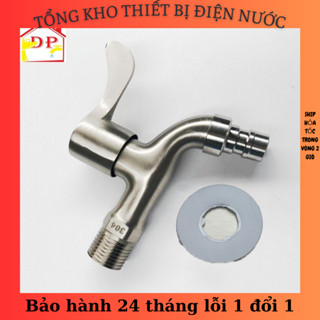 Vòi hồ, van xả nhanh inox 304 cao cấp VXN04