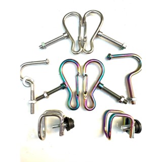 Móc Treo Đồ Xe Máy,Móc Treo Xe Máy,Móc Khoá Màu TiTan,Inox