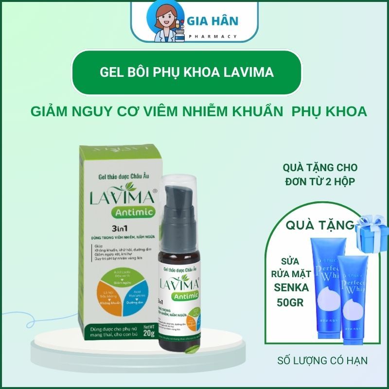 Gel Bôi Phụ khoa Lavima Thảo dược Châu Âu 20g