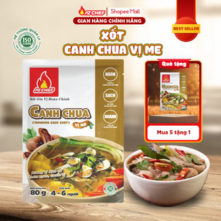 Xốt gia vị nấu canh chua vị me 80g AZ CHEF, chuẩn vị không cần nêm nếm thêm gia vị
