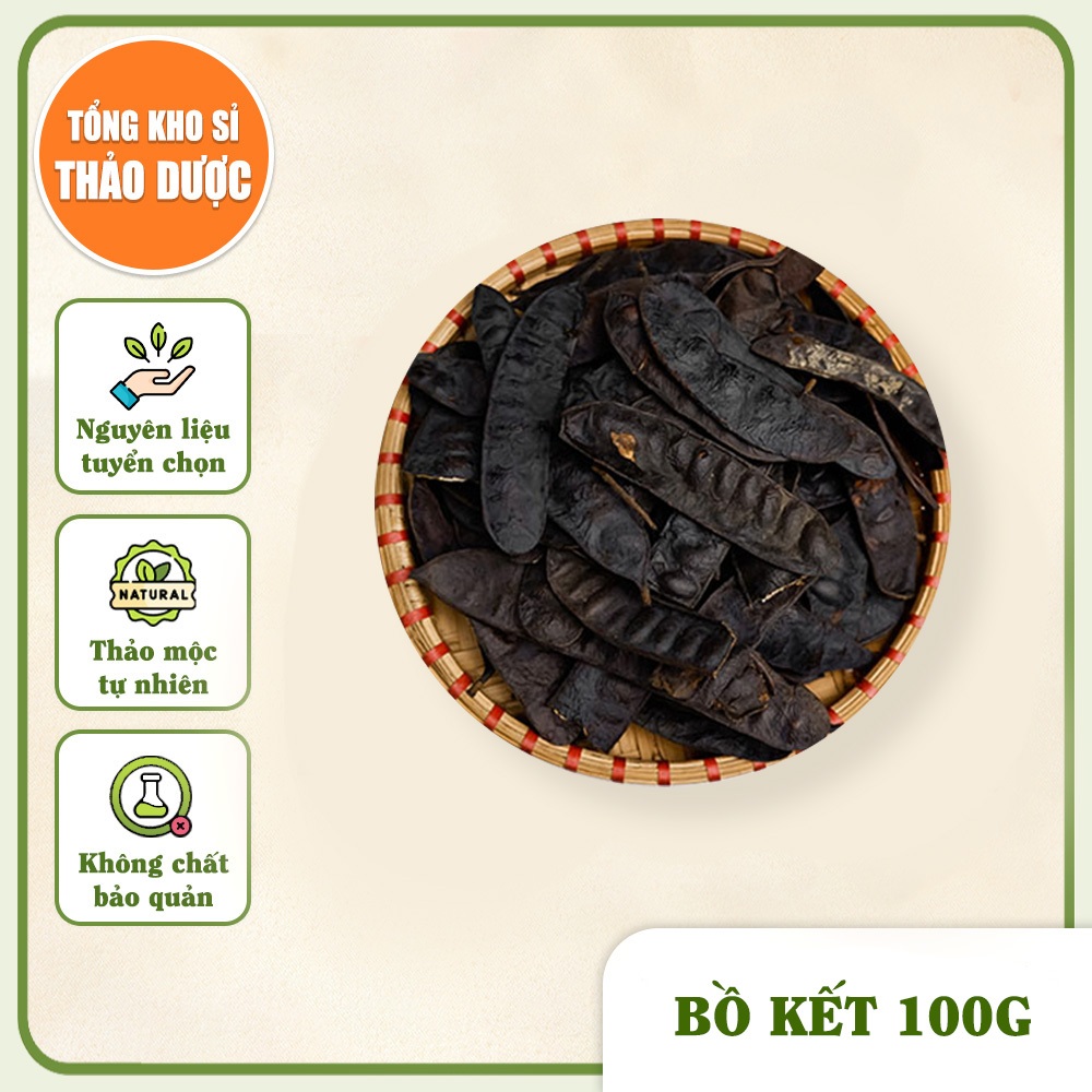 Bồ kết khô 100g (Dầu gội thảo dược dưỡng sinh)