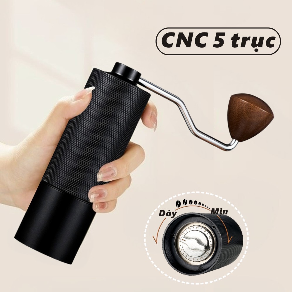 máy xay cafe cầm tay,cối say cafe mini máy xay cà phê bằng tay cối xay cafe CNC 5 trục