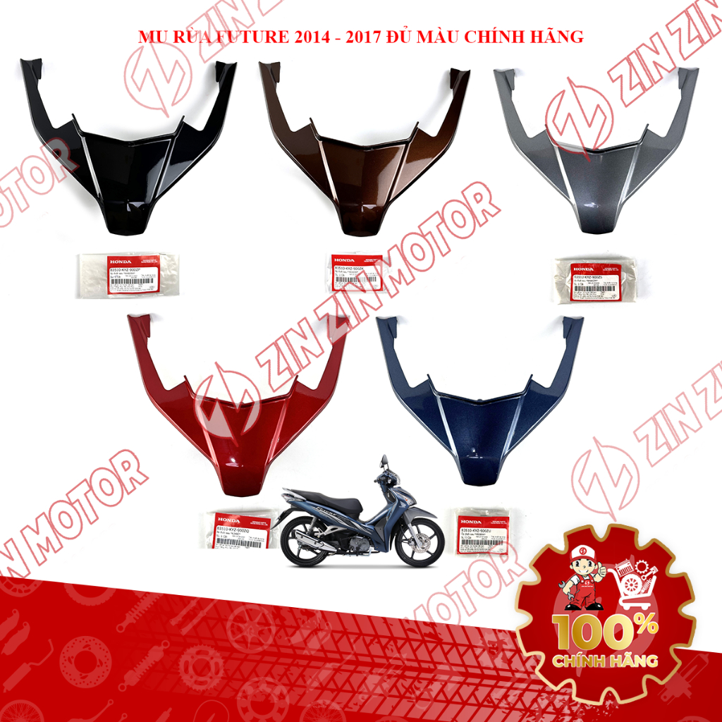 Ốp Đuôi Sau, Mu Rùa Future 125 Mập, Future 125 Fi, Future BXC 125 2014 2015 2016 2017 Chính Hãng - Z