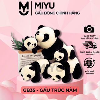  Gấu Bông Gấu Trúc Panda Siêu To Khổng Lồ Ôm Ngủ Mềm Mịn An Toàn Cho Bé Thú Nhồi Bông Gối Ôm Dài Hình Thú Dễ Thương MIYU 