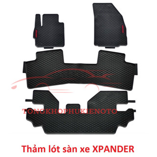  Thảm LÓT SÀN Cao su xe Mitsubishi Xpander  2018 => 2025 Hàng cao su đúc không mùi 
