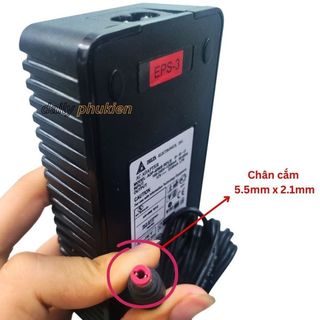 Adapter nguồn Delta 12v 3.33a chân 5.5mm x 2.1mm 40W bảo hành 1 năm