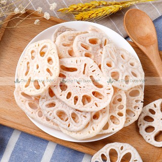 Củ sen khô 500g ( nấu canh, pha trà ) - Chợ Thảo Dược Việt