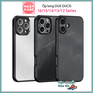 Ốp lưng DUX DUCIS iPhone 17/ 16/ 15/ 14/ 13/ 12 Series (AIMO SERIES) Mặt lưng chống vân tay
