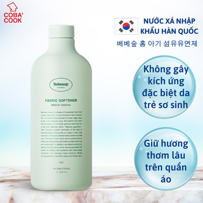 Nước Xả Quần Áo Bebesup Không Gây Kích Ứng Da Nhập Khẩu Hàn Quốc
