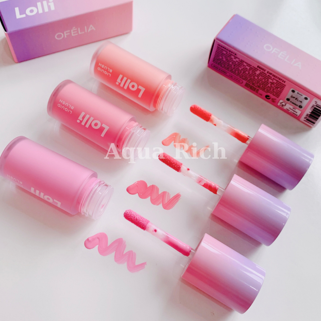 Má Hồng Dạng Kem OFÉLIA Lolli Liquid Blush - Ofelia Má Hồng Xinh Xắn [LB12 - LB02 - LB03 - LB04 - LB09 - LB06] | BigBuy360 - bigbuy360.vn