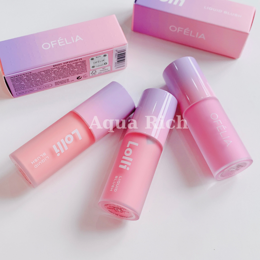 Má Hồng Dạng Kem OFÉLIA Lolli Liquid Blush - Ofelia Má Hồng Xinh Xắn [LB12 - LB02 - LB03 - LB04 - LB09 - LB06] | BigBuy360 - bigbuy360.vn