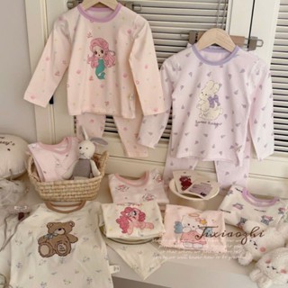 Đồ Bộ HEY HONEY - Bộ thun dài tay thu đông QCCC cho bé gái, đồ bộ dài tay nhiều họa tiết sắc màu BEO.Kids cho trẻ em