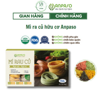 Mì Rau Củ Hữu Cơ Organic Anpaso Giảm Cân Ăn Chay Ăn Kiêng Không Chiên Nóng Tốt Cho Tiêu Hóa 