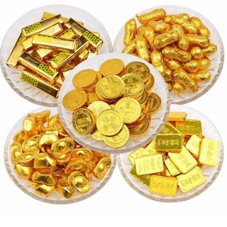 Kẹo socola đồng tien tròn, vuông, mặt cười các mẫu