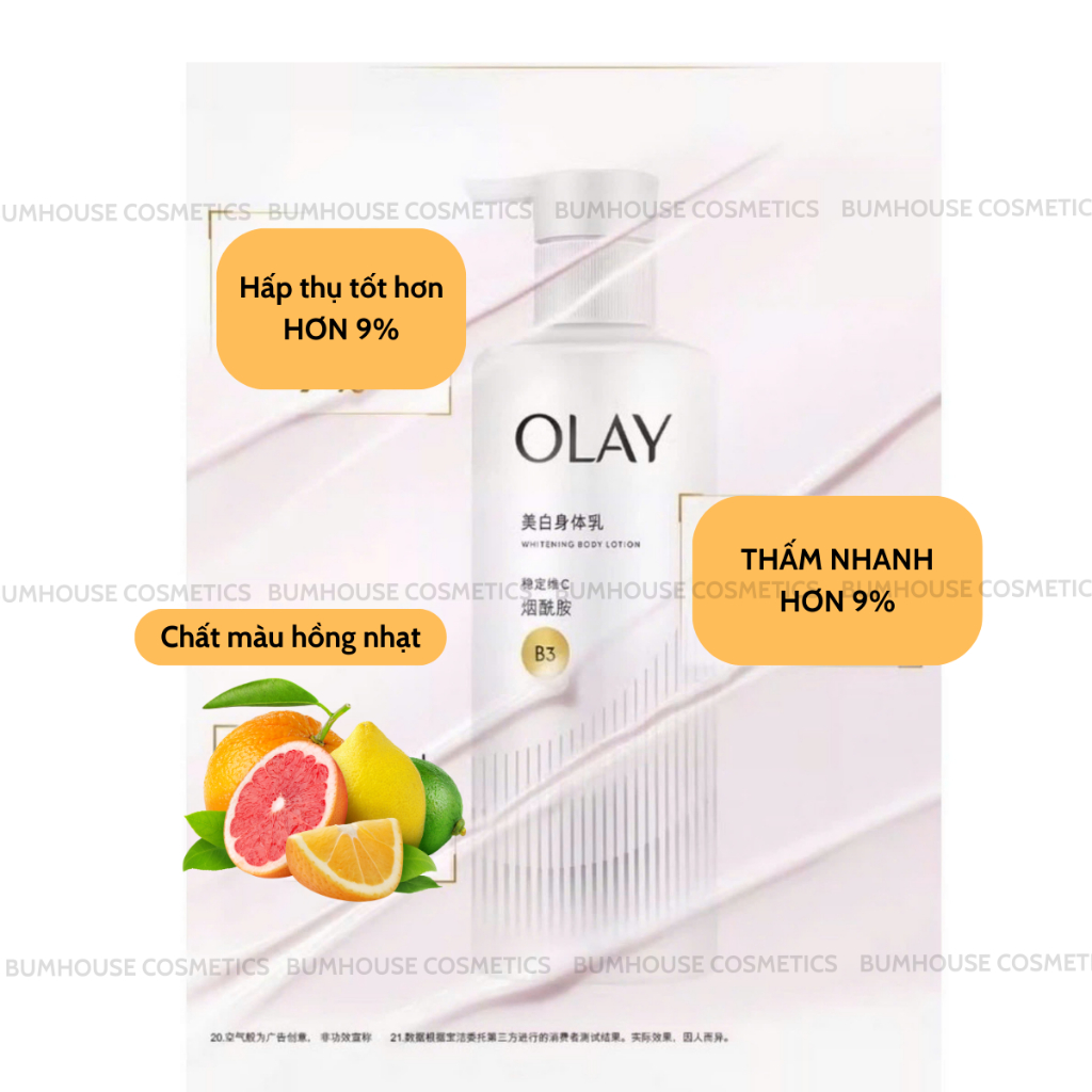 [Bản Whitening] Dưỡng thể OLAY B3 Niacinamide Whitening Body Lotion Triple Anti-ultra White Trắng Da 30g/260g | BigBuy360 - bigbuy360.vn
