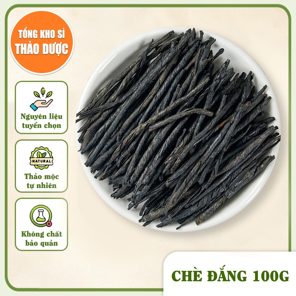 Chè đắng Cao Bằng 100g, trà đắng khô, thơm, đậm vị, tốt cho tiêu hóa - Tổng Kho Sỉ Thảo Dược