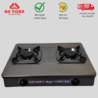 Bếp ga đôi Rinnai RV-2615(G) - Ngọn lửa xanh - Tiết kiệm gas -Hàng chính hãng bảo hành 24 tháng