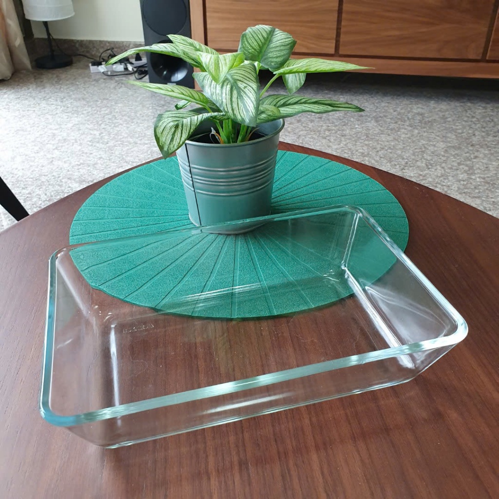 Khay nướng thủy tinh 27x18x5cm