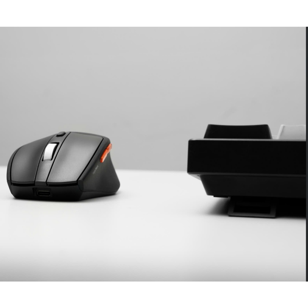 Chuột không dây HyperWork Silentium MS01 (Switch silent yên tĩnh, kết nối 3 Mode) | BigBuy360 - bigbuy360.vn