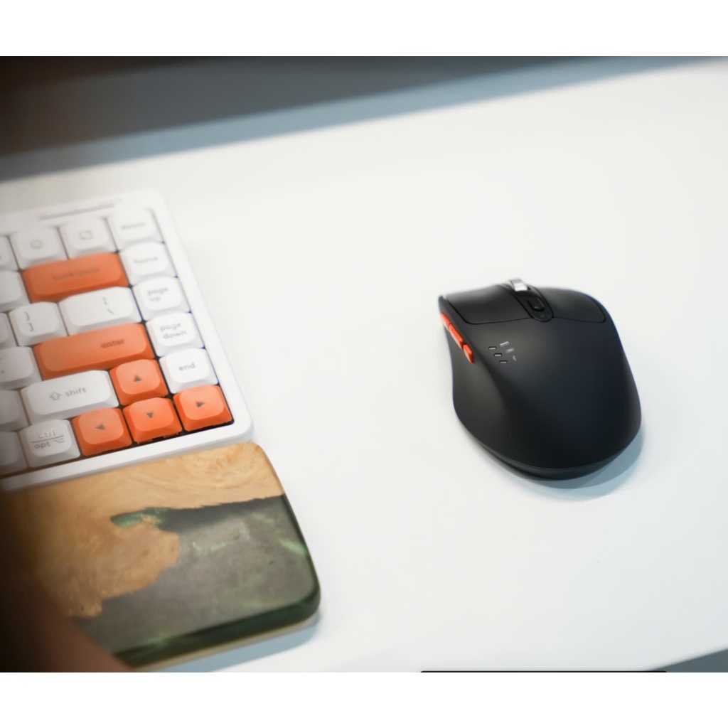 Chuột không dây HyperWork Silentium MS01 (Switch silent yên tĩnh, kết nối 3 Mode) | BigBuy360 - bigbuy360.vn