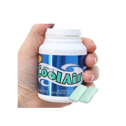 Kẹo singum DoubleMint & cool air hương bạc hà 58g/hũ (40 viên)