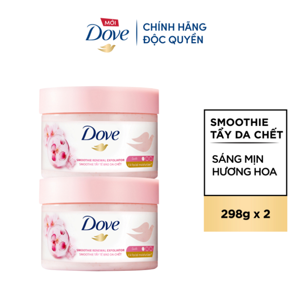 [LIVE] Combo 2 Smoothie Tẩy Tế Bào Chết Body Dove Chăm Da Sáng Mịn 298g/280g | BigBuy360 - bigbuy360.vn
