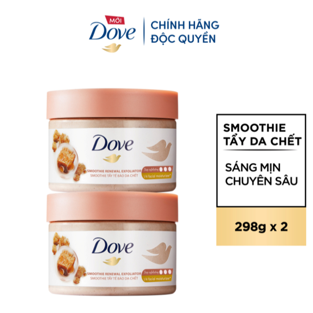 [LIVE] Combo 2 Smoothie Tẩy Tế Bào Chết Body Dove Chăm Da Sáng Mịn 298g/280g | BigBuy360 - bigbuy360.vn