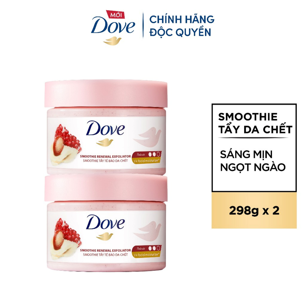 [LIVE] Combo 2 Smoothie Tẩy Tế Bào Chết Body Dove Chăm Da Sáng Mịn 298g/280g | BigBuy360 - bigbuy360.vn