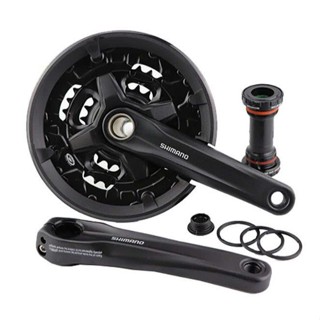 Đùi đĩa Shimano MT210, Đùi Đĩa Giò Dĩa Rỗng 3 tầng 40T và 44T - Hàng Chính Hãng