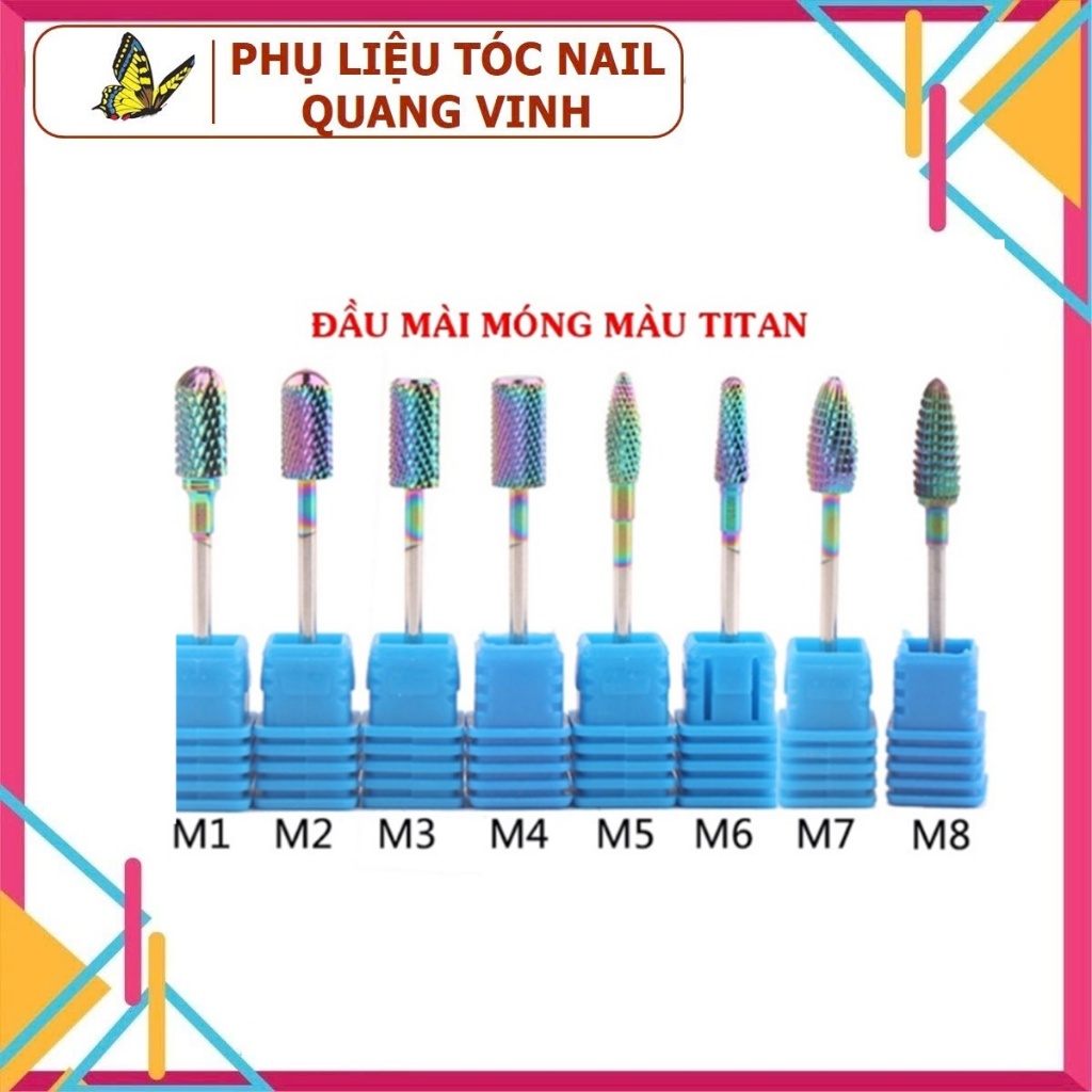 Đầu mài móng phá gel phá bột titan