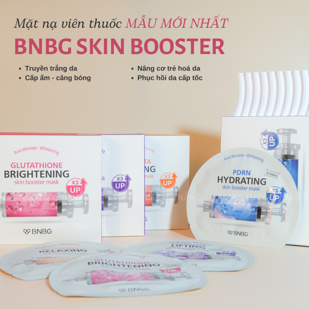 Combo 10 miếng Mặt Nạ Dưỡng Da BNBG Skin Booster Mask