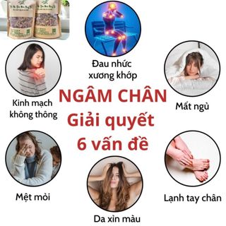 Muối Ngâm chân thảo dược giúp thải độc tố, hỗ trợ giảm đau xương khớp, thư giãn tinh thần, giảm mẩn ngứa ( Gói 500GR)