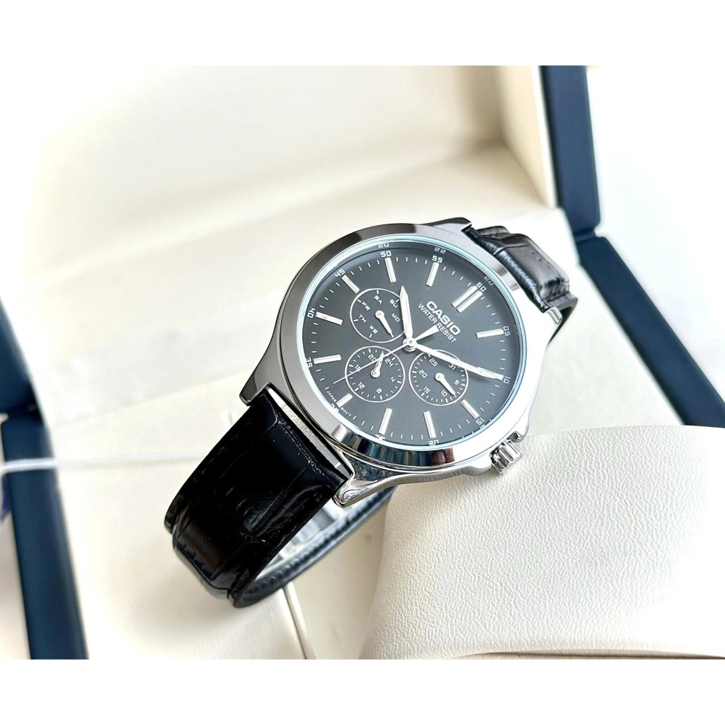 Đồng hồ nam dây da chính hãng Casio MTP-V300L-1AUDF | BigBuy360 - bigbuy360.vn