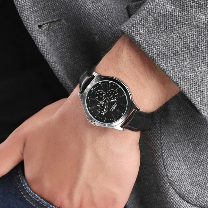 Đồng hồ nam dây da chính hãng Casio MTP-V300L-1AUDF | BigBuy360 - bigbuy360.vn
