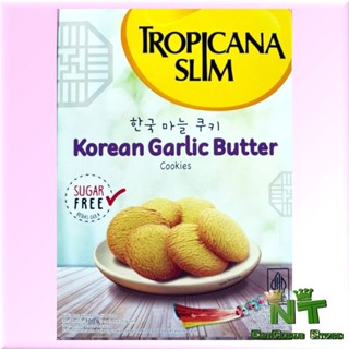 Bánh Ăn Kiêng Không đường Tropicana Slim vị Bơ Tỏi 100gr (5gói *20gr)