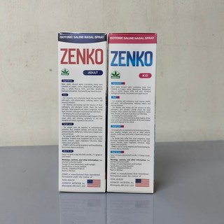 [CHÍNH HÃNG] ZENKO xịt muối biển vệ sinh mũi Nhất Nhất chai 75ml