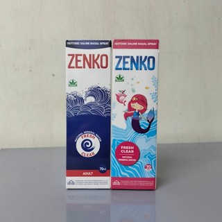 [CHÍNH HÃNG] ZENKO xịt muối biển vệ sinh mũi Nhất Nhất chai 75ml