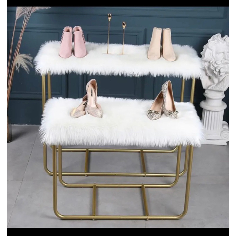 Thảm Lông Trải Bàn Trang Điểm Size 50cm x 80cm