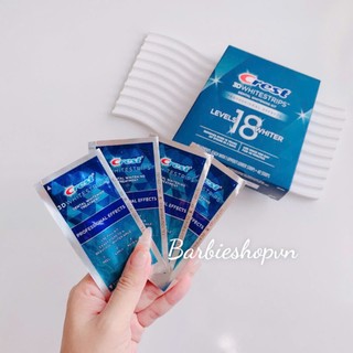 [ Combo 7 Miếng ] MIẾNG DÁN RĂNG CREST 3D WHITE 1 HOUR / PROFESSIONAL
