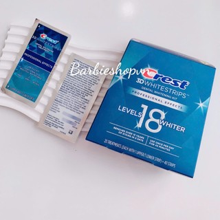 [ Lẻ ] Miếng Dán Trắng Răng Crest 3D Whitestrips 1 Hour / Professional Effects [USA]