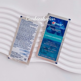 [ Lẻ ] Miếng Dán Trắng Răng Crest 3D Whitestrips 1 Hour / Professional Effects [USA]