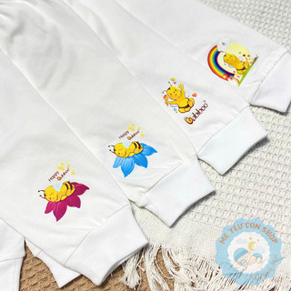 Quần Dài Trắng Mặc Bỉm Cotton Mềm Mịn, Thấm Hút Mồ Hôi Cho Bé Từ 3-12kg - BABIBOO
