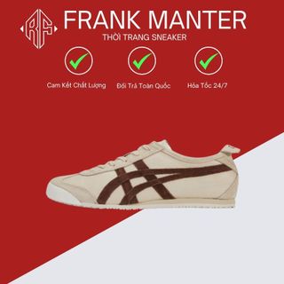  Giày thể thao Onitsuka Tiger Mexico 66 'Beige Suede Brown' nam nữ full box 