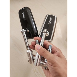 Gương H2C Chân Xoay 360, Kính Chiếu Hậu Xịn H2C mặt kính Xanh Nano chống chói, gắn được tất cả các dòng xe máy