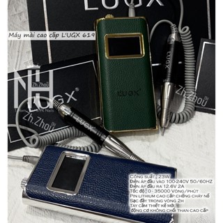  máy mài tích điện lugx 619 cao cấp máy mài móng tích điện bảo hành 6 tháng máy mài nail chính hãng 