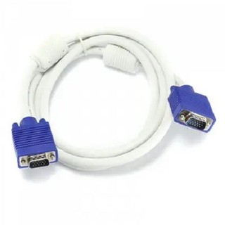 CÁP 2 ĐẦU VGA 1M5 TRẮNG MÁY TÍNH