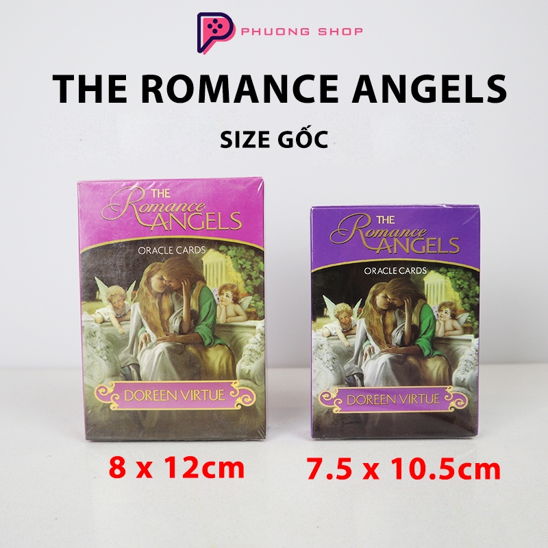 Bộ Bài Bói The Romance Angels Oracle Cards Cao Cấp - Size gốc 8 x 12cm
