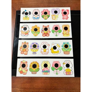 Set 100cái cài kẹo hoạt hình - Giấy Bọc Thẻ Cài Kẹo Mút Họa Tiết Dễ Thương Làm Quà Tặng Dịp Đặc Biệt Siêu Đáng Yêu